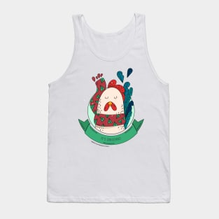 Its Christmas Chicken Tank Top